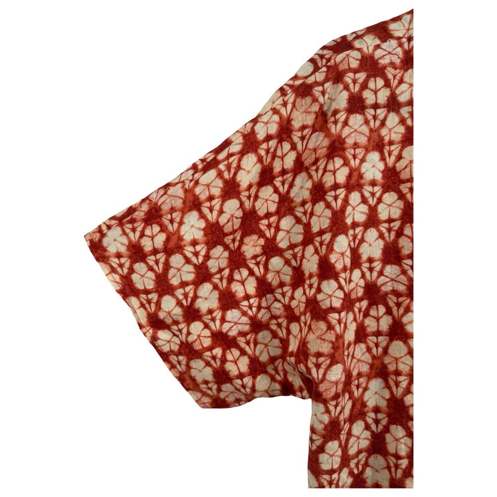 Faherty Willow Wrap dress red size Medium M - Picture 4 of 8